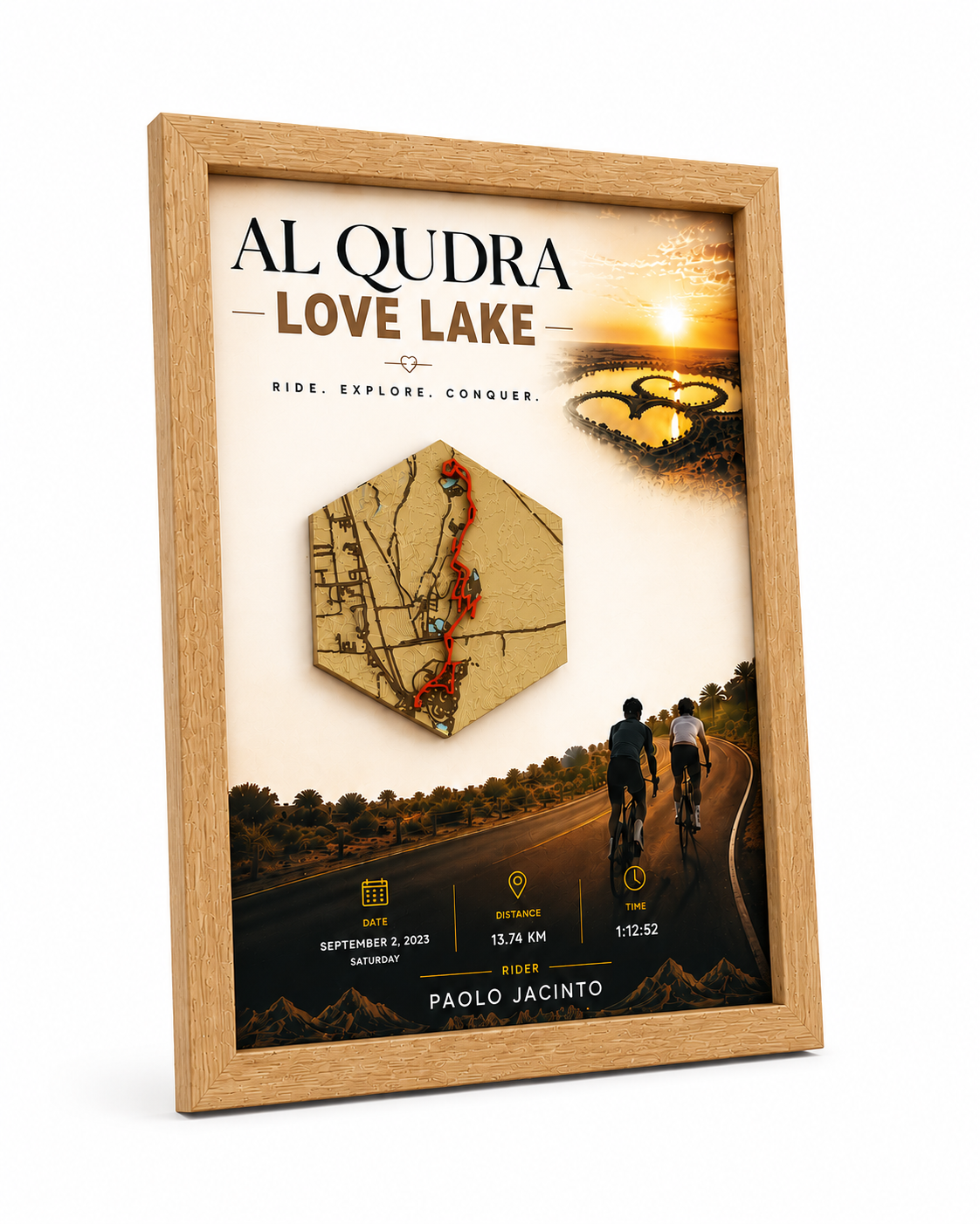 Al Qudra route frame